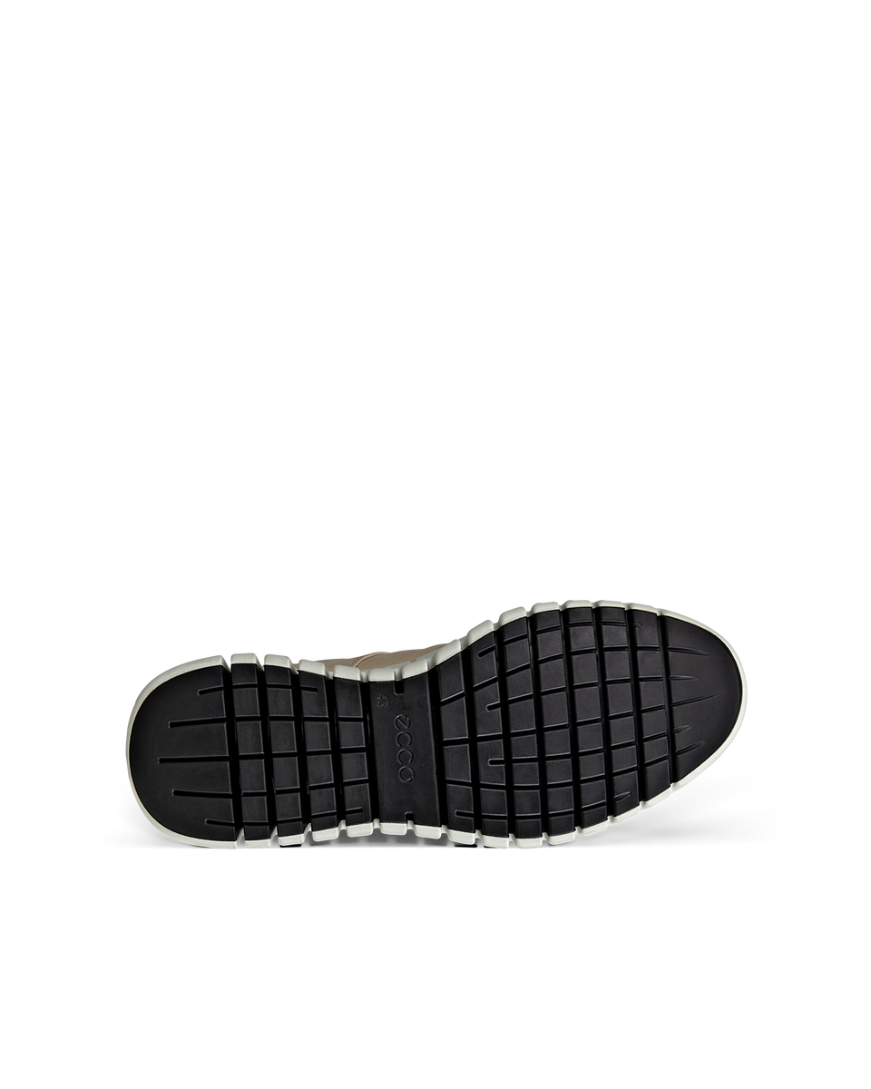 ECCO Men's Gruuv Flexible Sole Sneakers - Beige - Sole