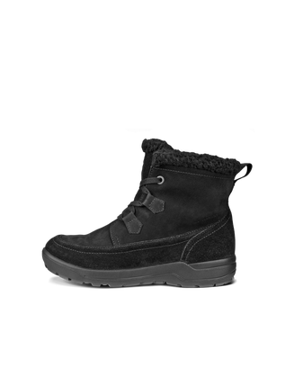 Women's ECCO® Trace Lite Nubuck Waterproof Winter Boot - Black - Outside