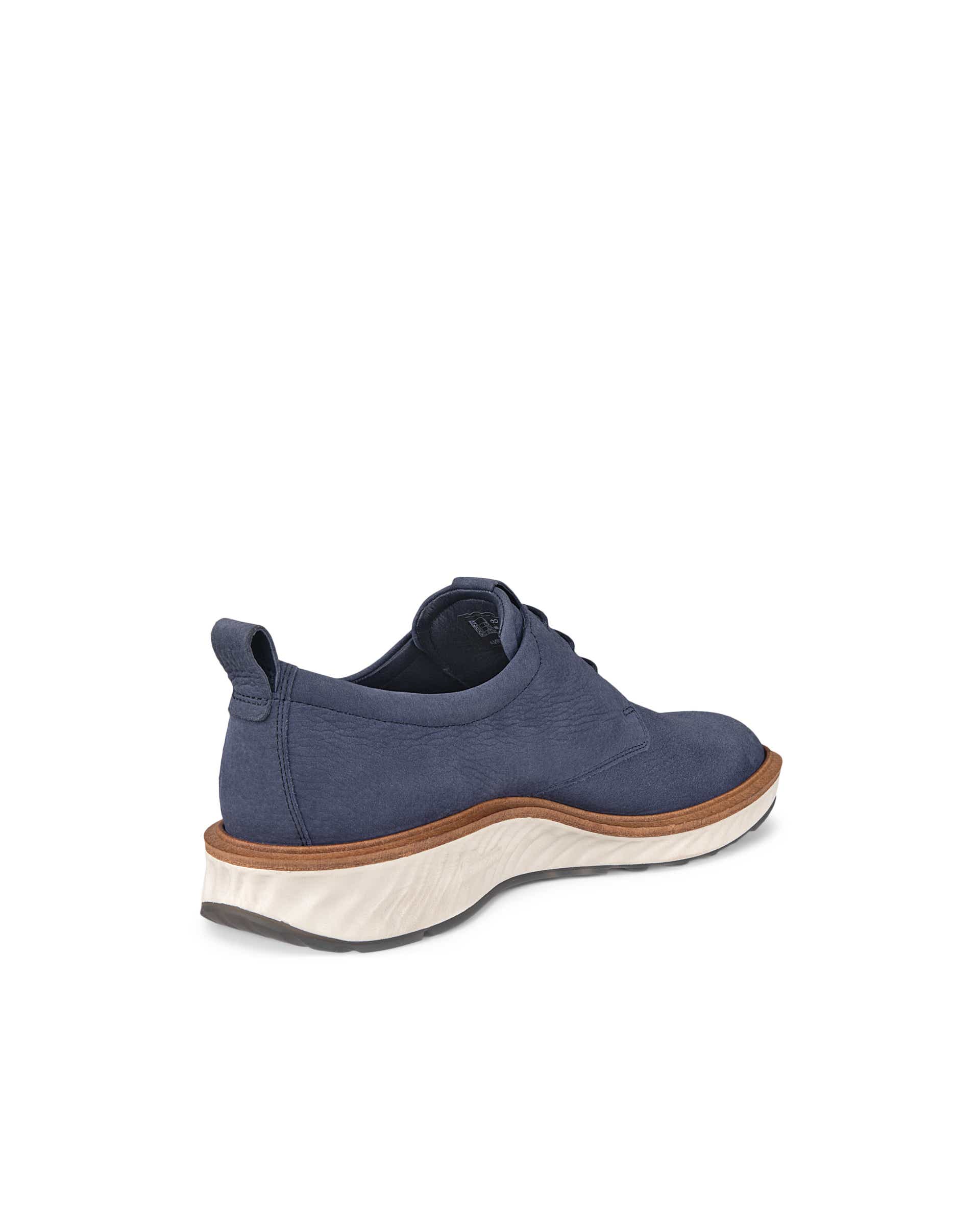 ECCO ST.1 Hybrid メンズ ヌバックダービーシューズ - 青 - Back