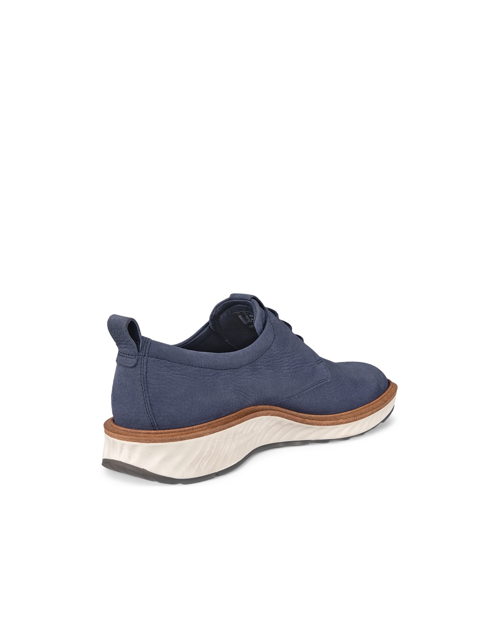 Men's ECCO® St.1 Hybrid Nubuck Derby Shoe - Blue - Back