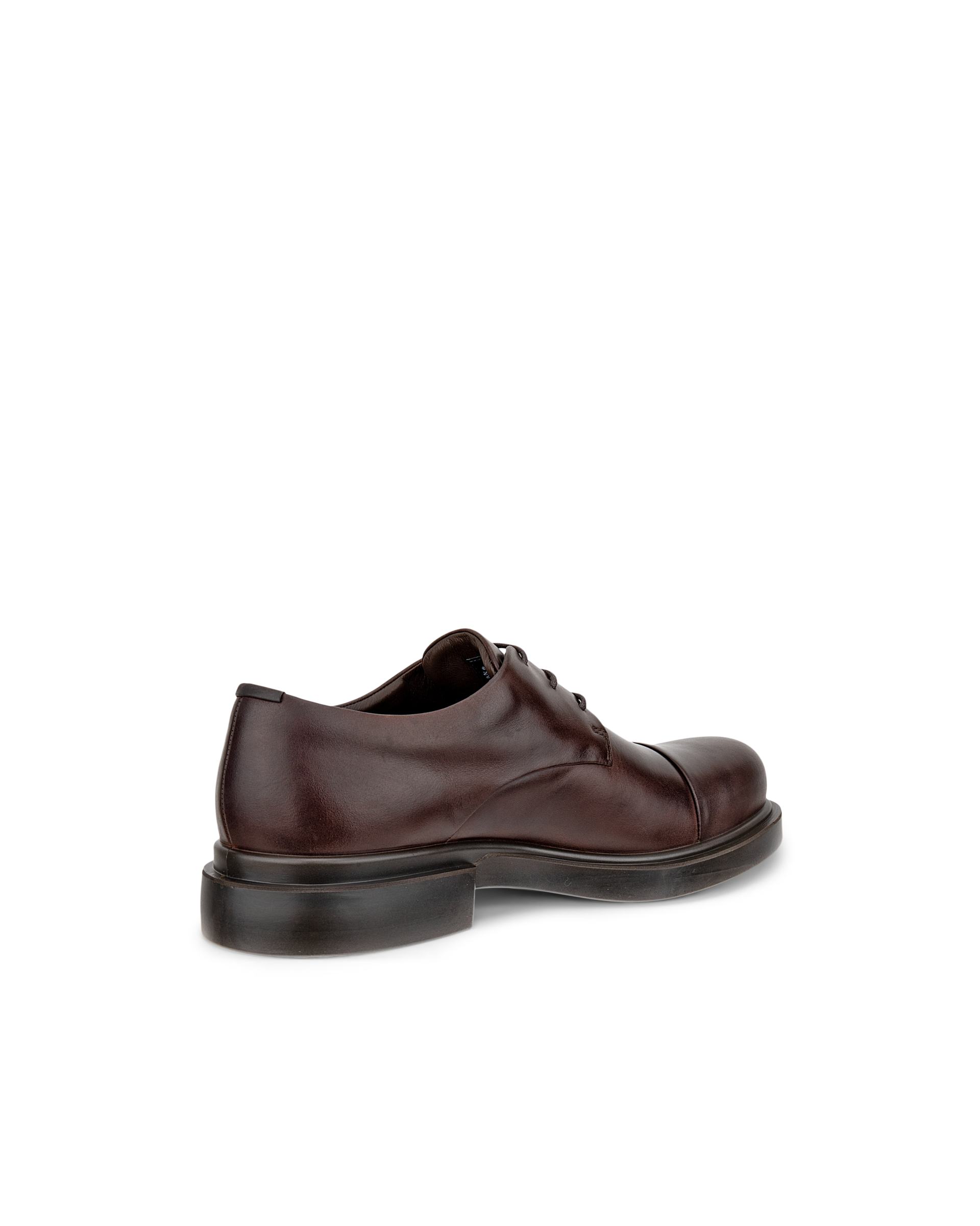 Men's ECCO® Metropole Seoul Leather Derby Shoe - Brown - Back