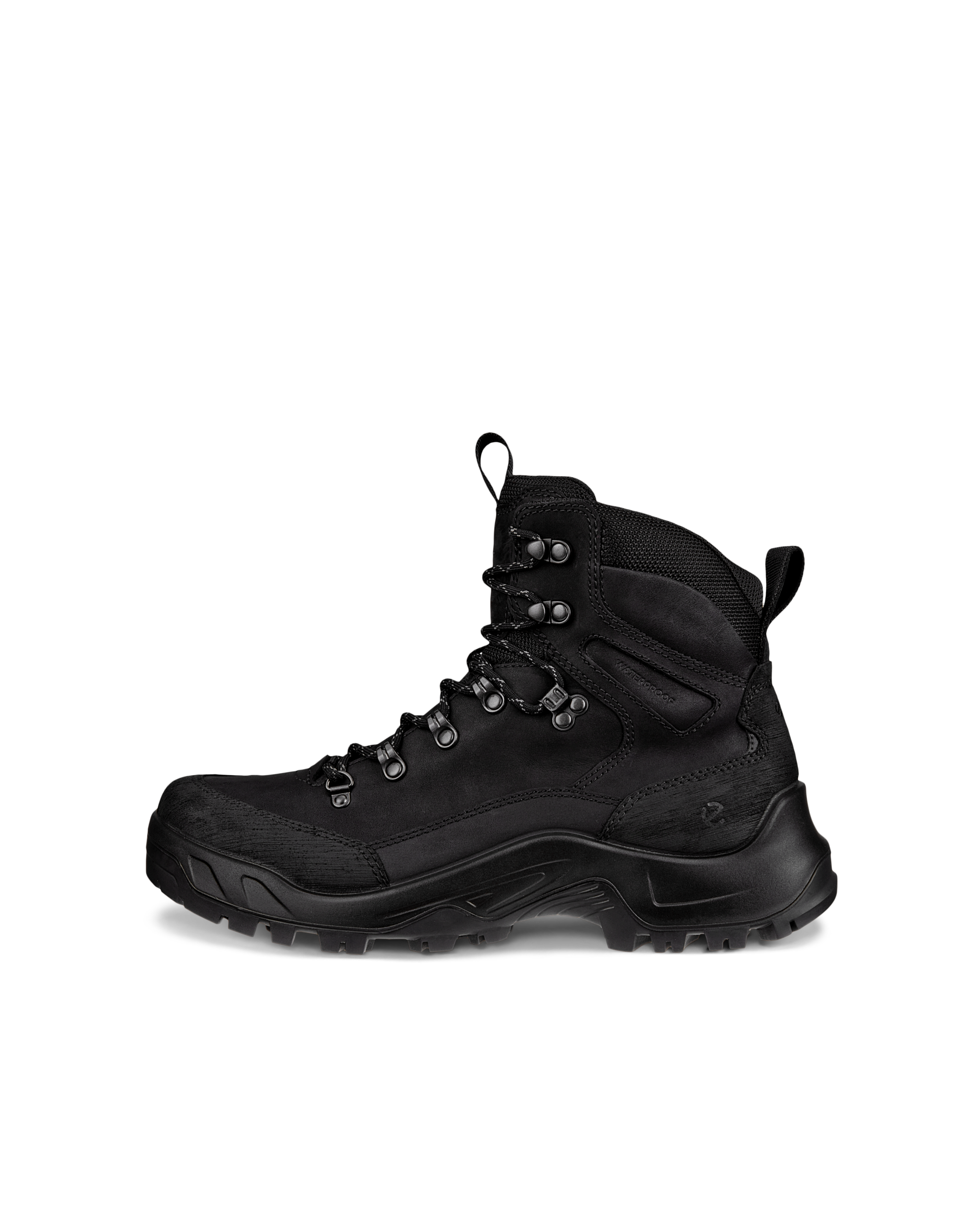 Botas de montaña impermeable de nobuk ECCO® Offroad para hombre - Negro - Outside