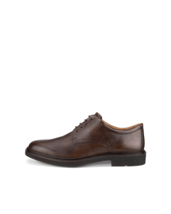 Zapatos Derby de nobuk ECCO® Metropole London para hombre - Marrón - Outside