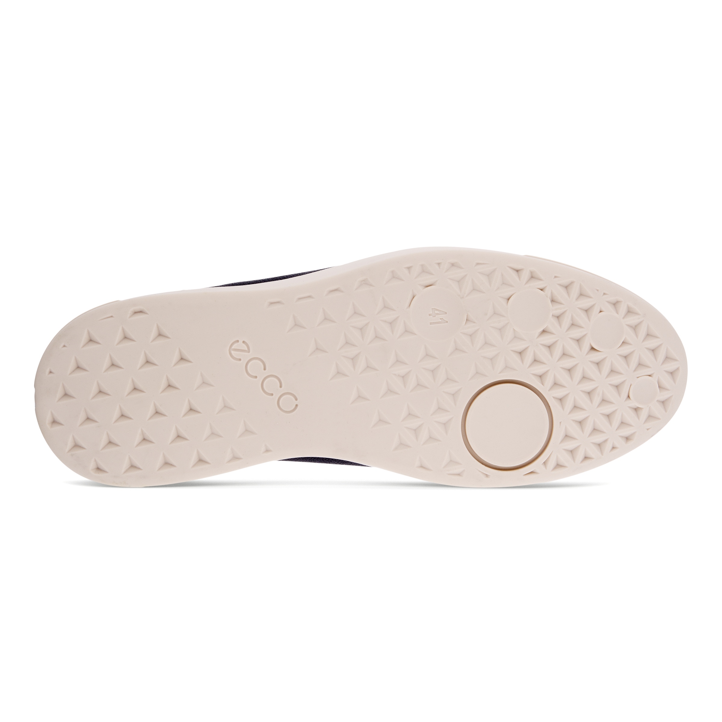 ECCO Street Tray メンズ レザースニーカー - 灰色 - Sole