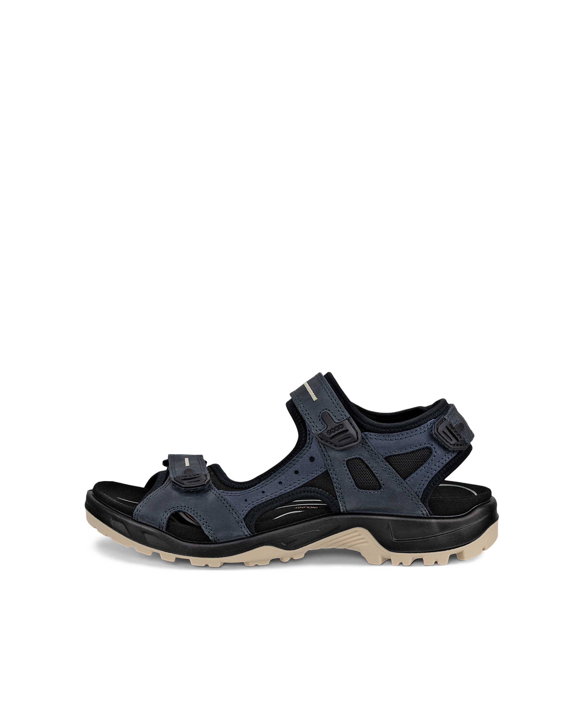 Sandalias de senderismo de nobuk ECCO® Offroad para hombre - Azul - Outside