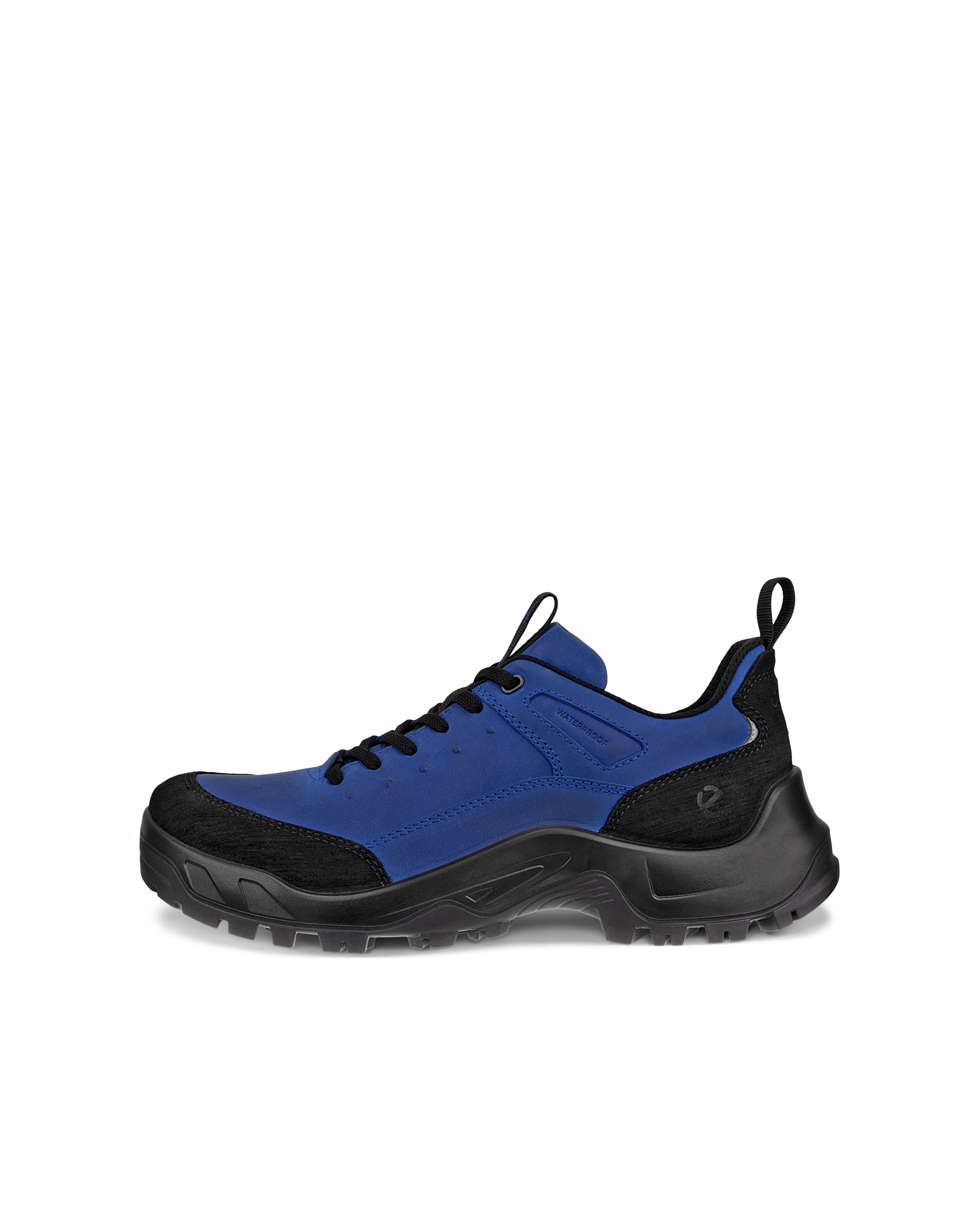 Men's ECCO® Offroad Nubuck Waterproof Outdoor Sneaker - Blue - Outside