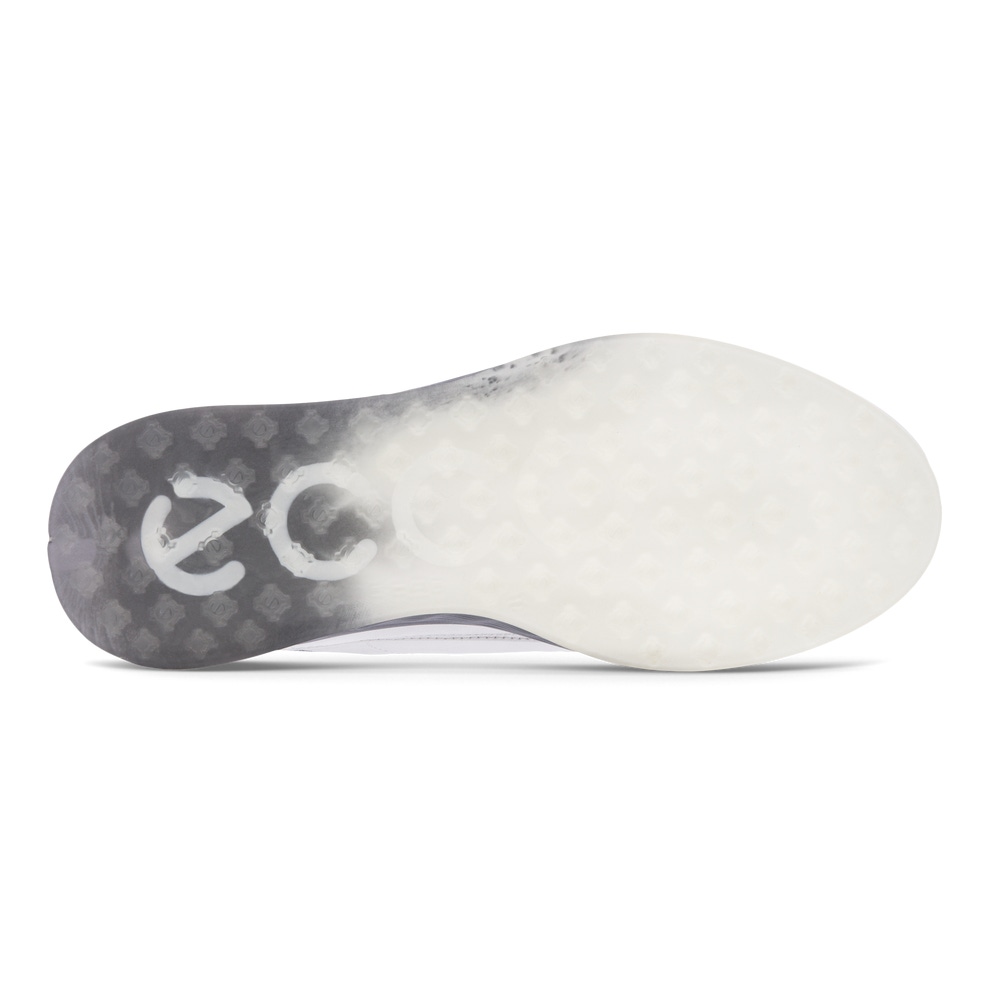 Zapatos golf de piel Gore-Tex ECCO® Golf S-Three para mujer - Blanco - Sole