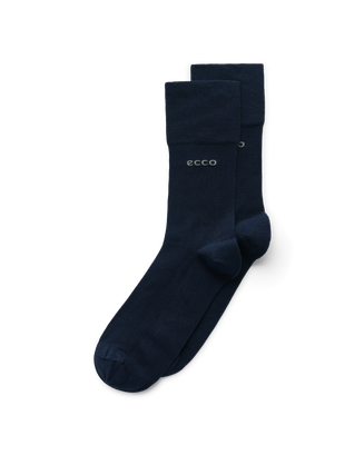 ECCO® Classic Longlife Mid-Cut Socks - Blue - Main