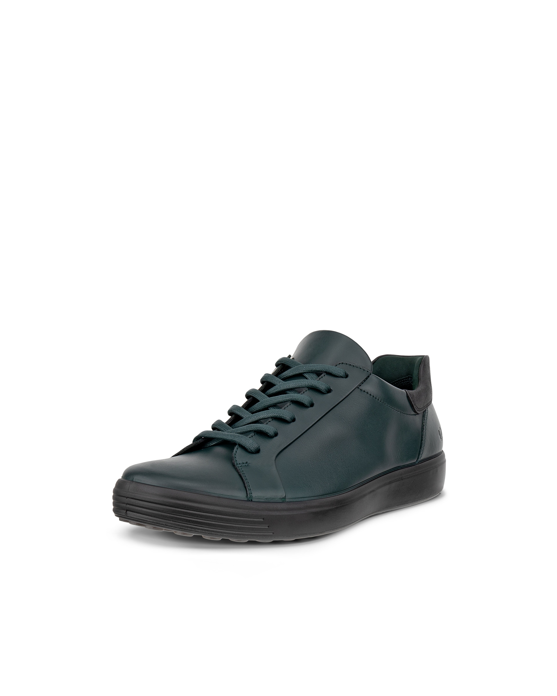 Men's ECCO® Soft 7 Leather Slip-In Sneaker - Green - Main