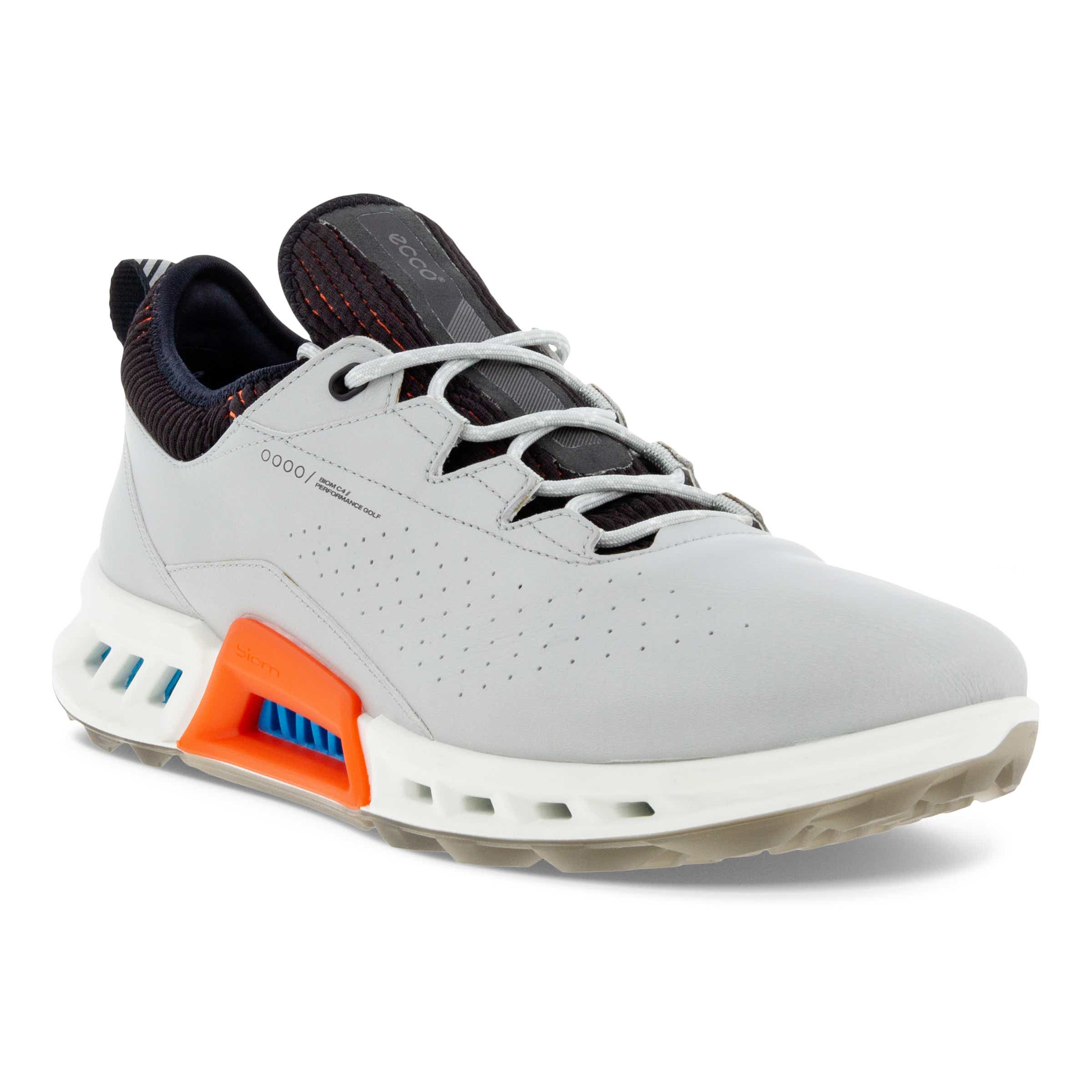 ECCO Golf BIOM C4 メンズ レザーGore-Texゴルフシューズ - 灰色 - Main