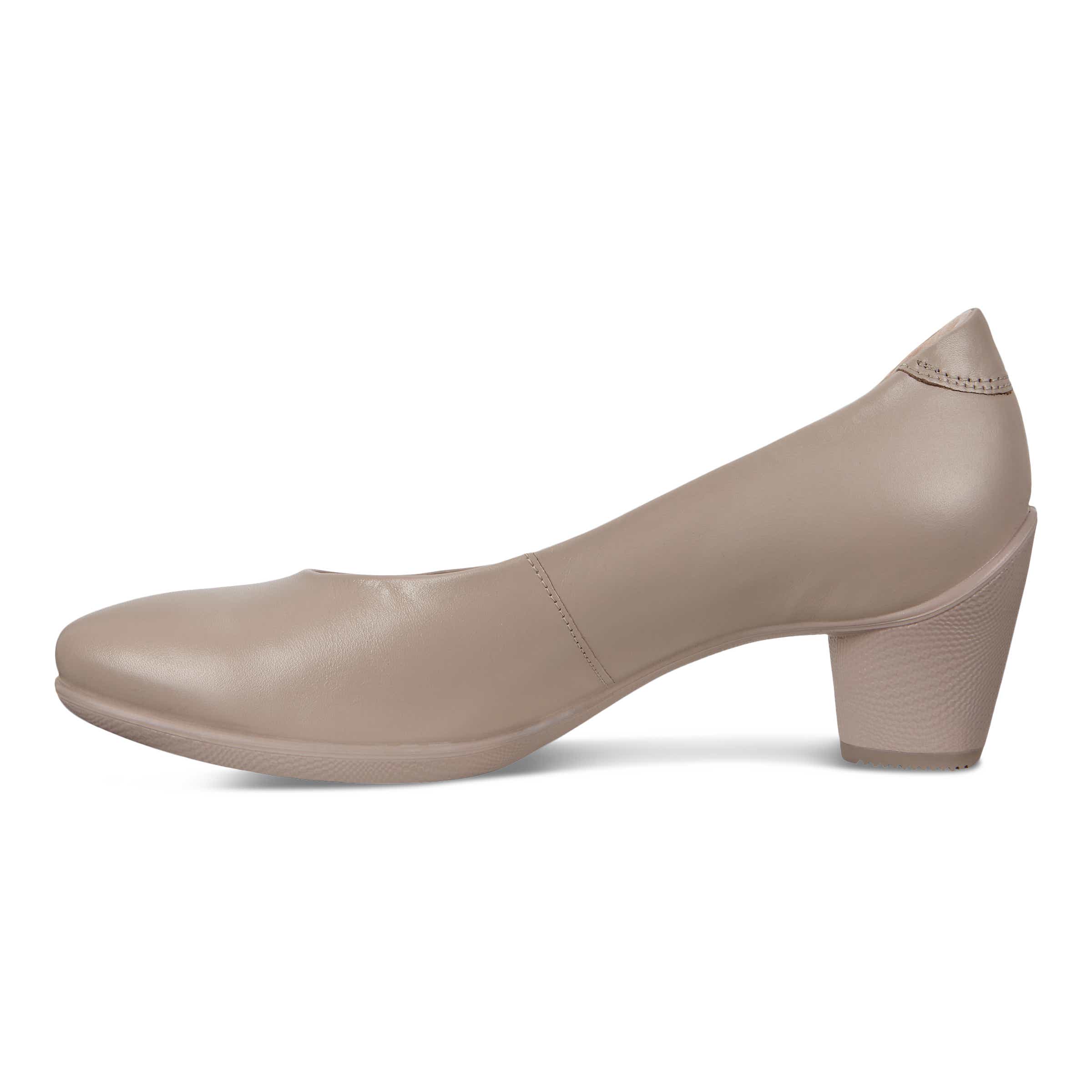 ECCO Sculpted 45 ウィメンズ レザーブロックヒールパンプス - Grey - Inside