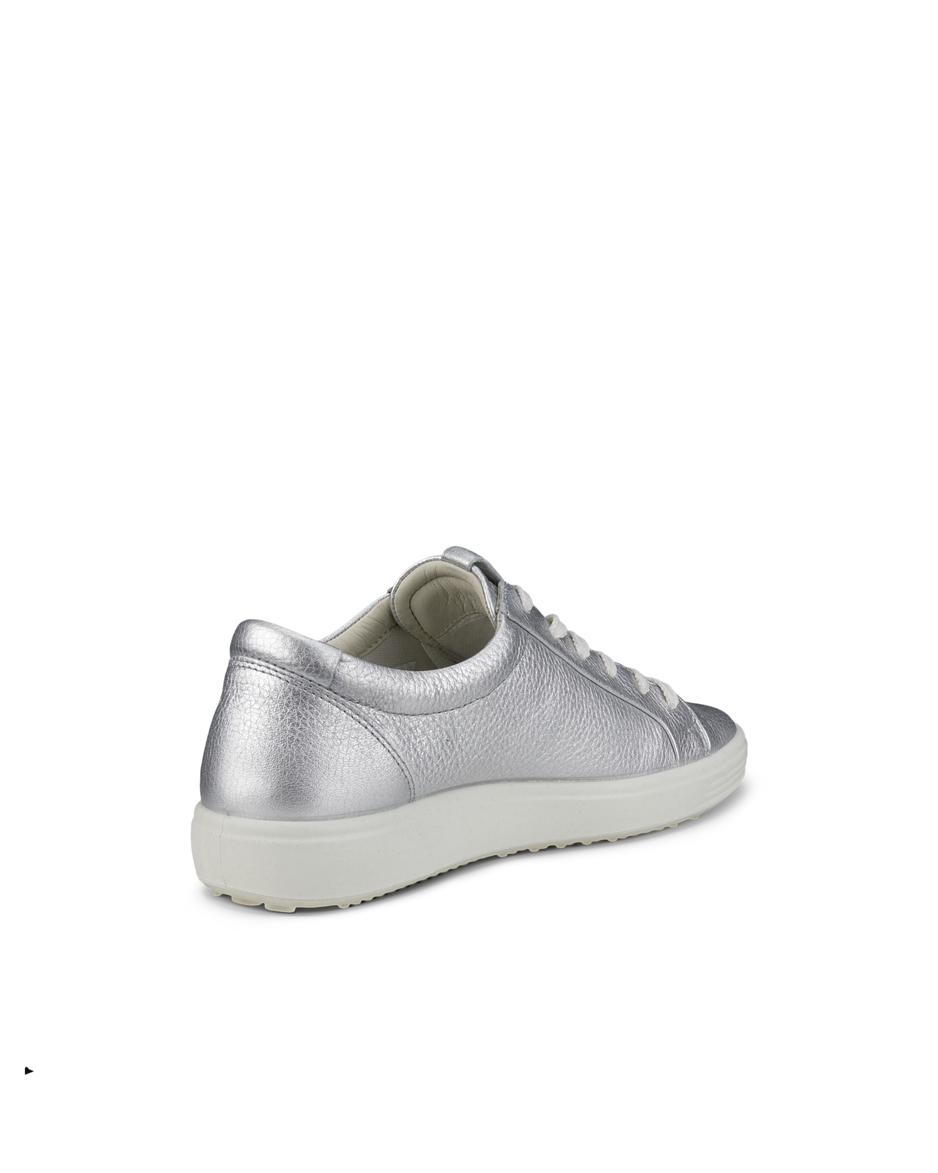 ECCO Soft 7 ウィメンズ レザースニーカー - メタリック - Back