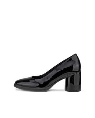 Zapatos de piel con tacón cuadrado ECCO® Sculpted Lx 55 para mujer - Negro - Outside