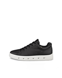 ECCO® Street 720 Gore-Tex-iga nahast vabaajajalats meestele - Must - Outside