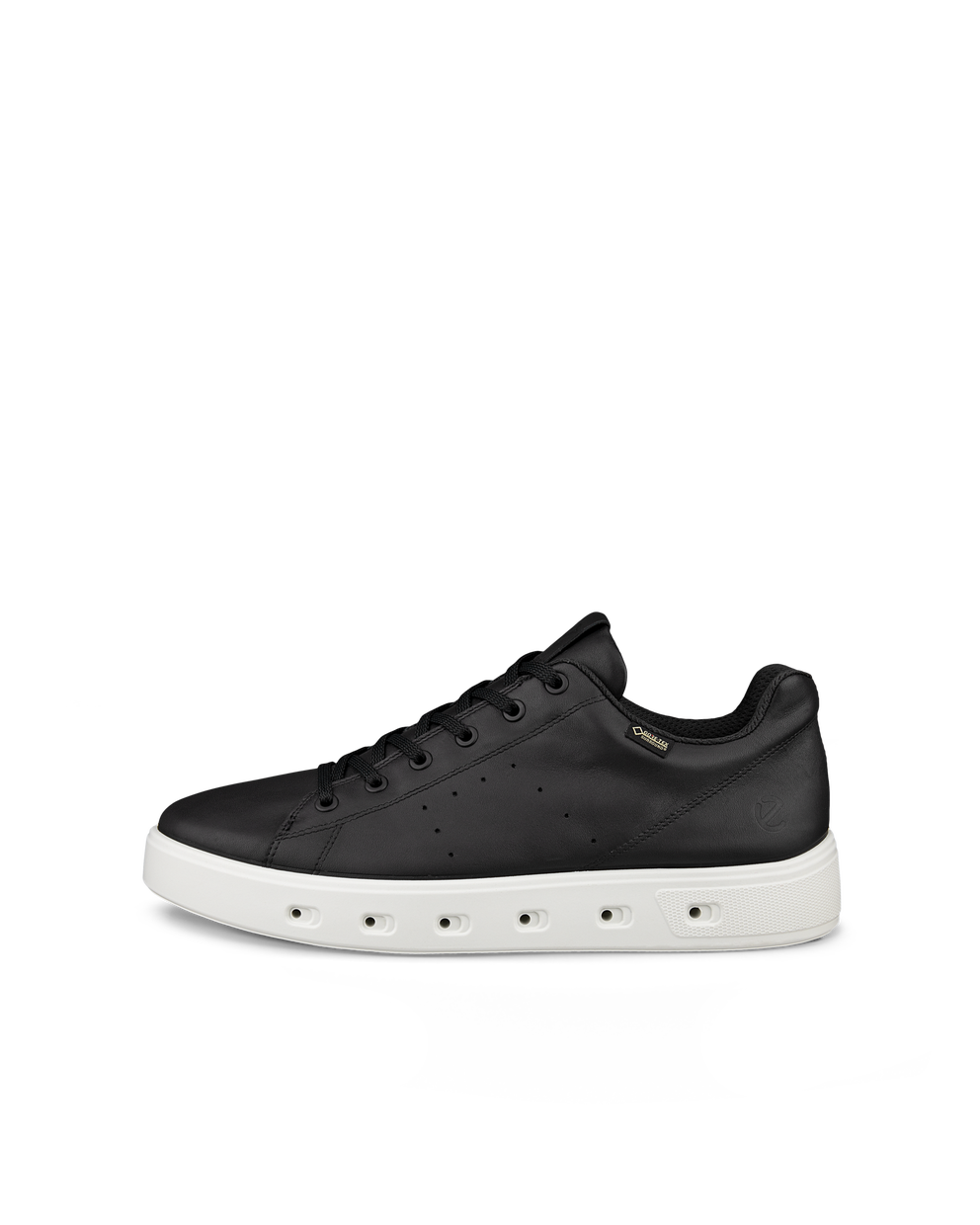 ECCO® Street 720 baskets en cuir Gore-Tex pour homme - Noir - Outside