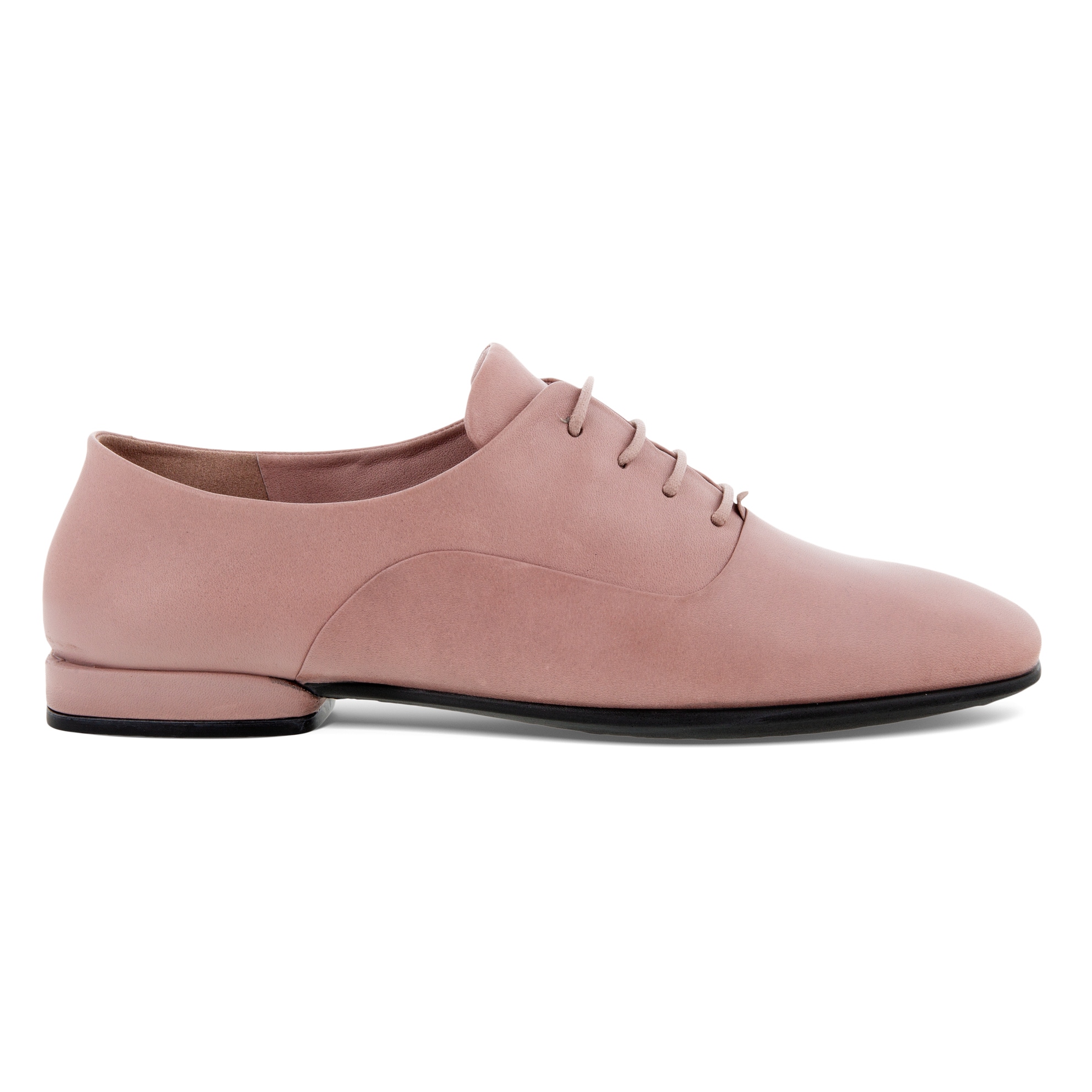 ECCO Women's Anine Squared Laced Shoes - Pink - Outside