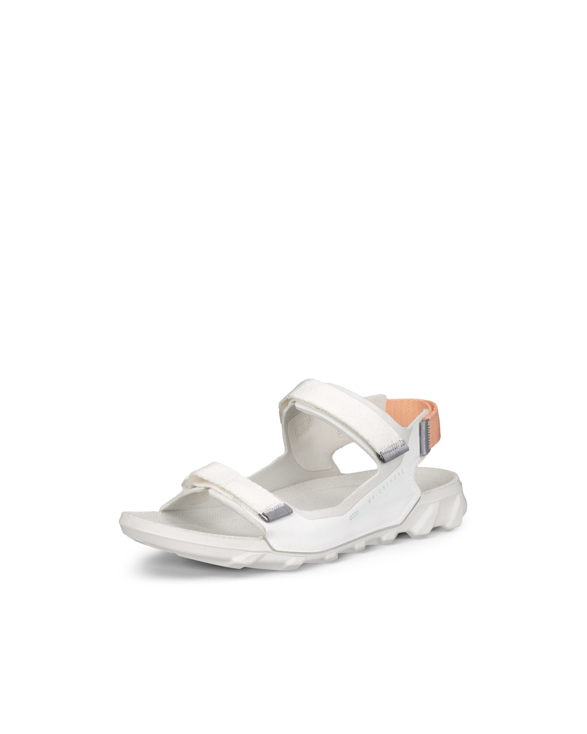 Women's ECCO® MX Onshore Textile Two Strap Sandal - White - Main