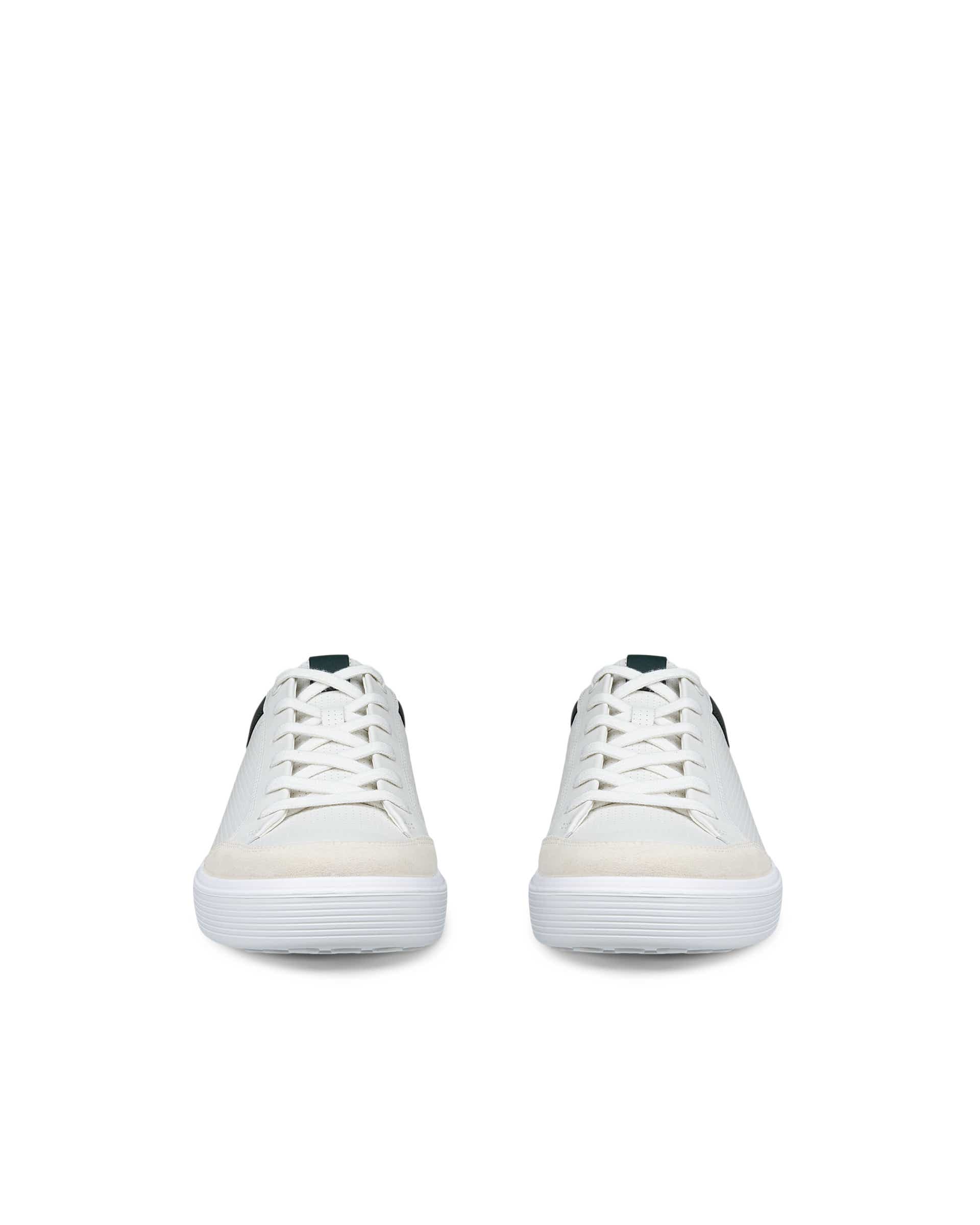 Men's ECCO® Soft 60 Leather Sneaker - White - Front pair