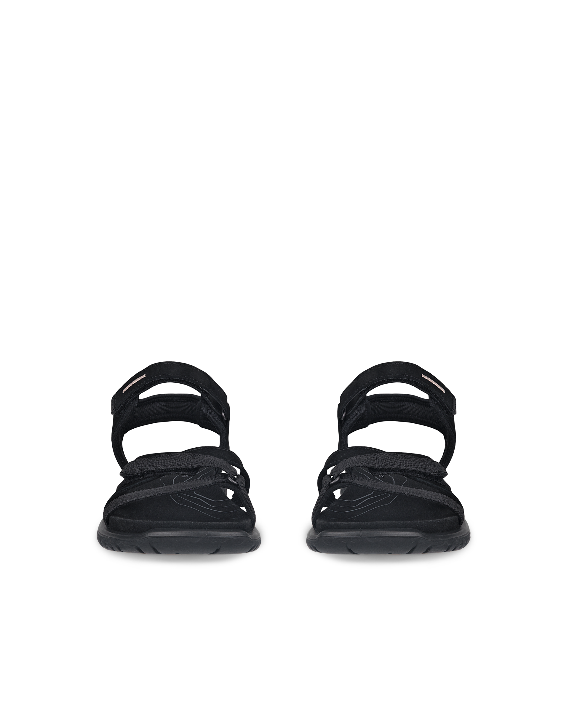 Women's ECCO® Offroad Roam Outdoor Sandal - Black - Front pair