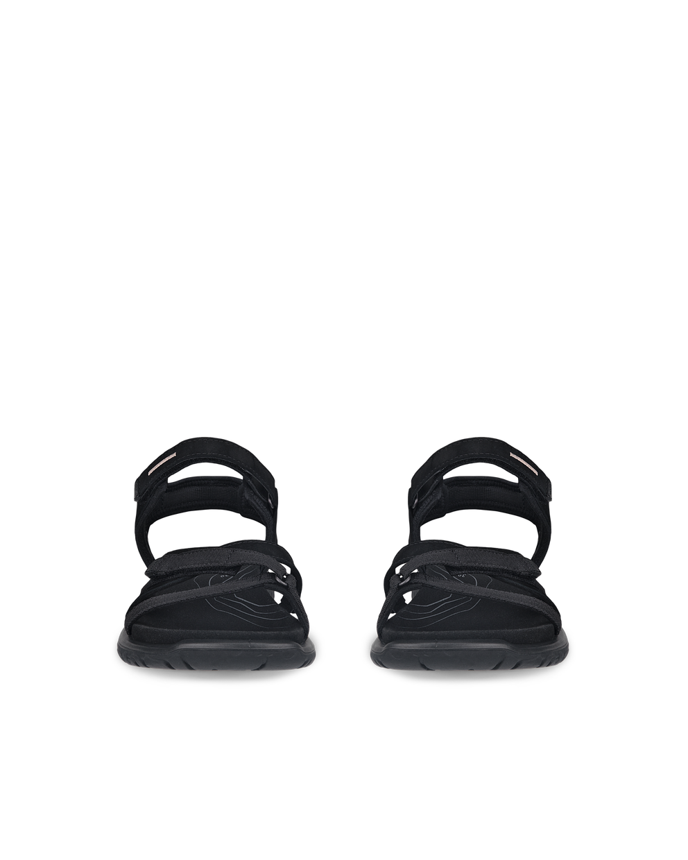 Women's ECCO® Offroad Roam Outdoor Sandal - Black - Front pair