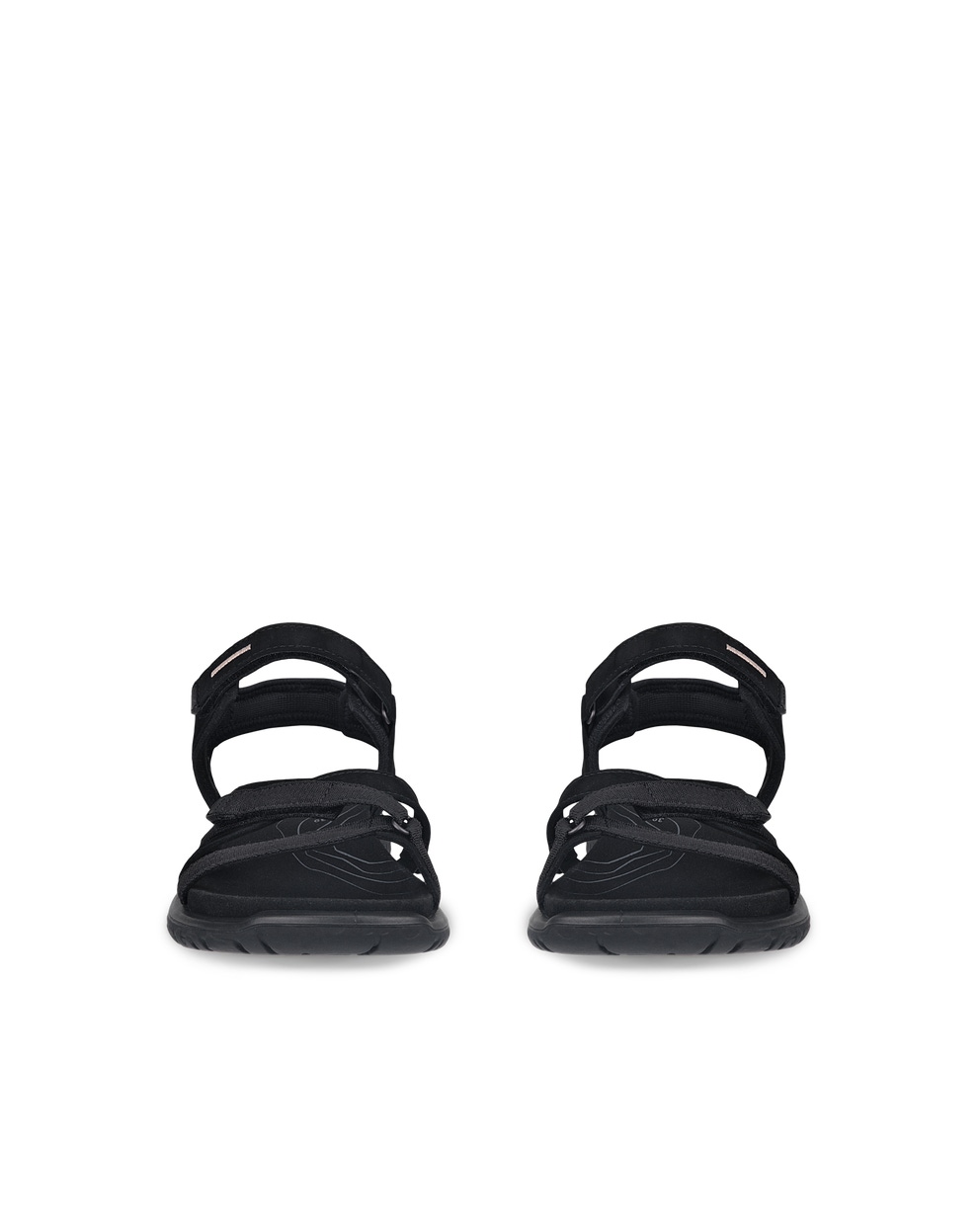 Women's ECCO® Offroad Roam Outdoor Sandal - Black - Front pair