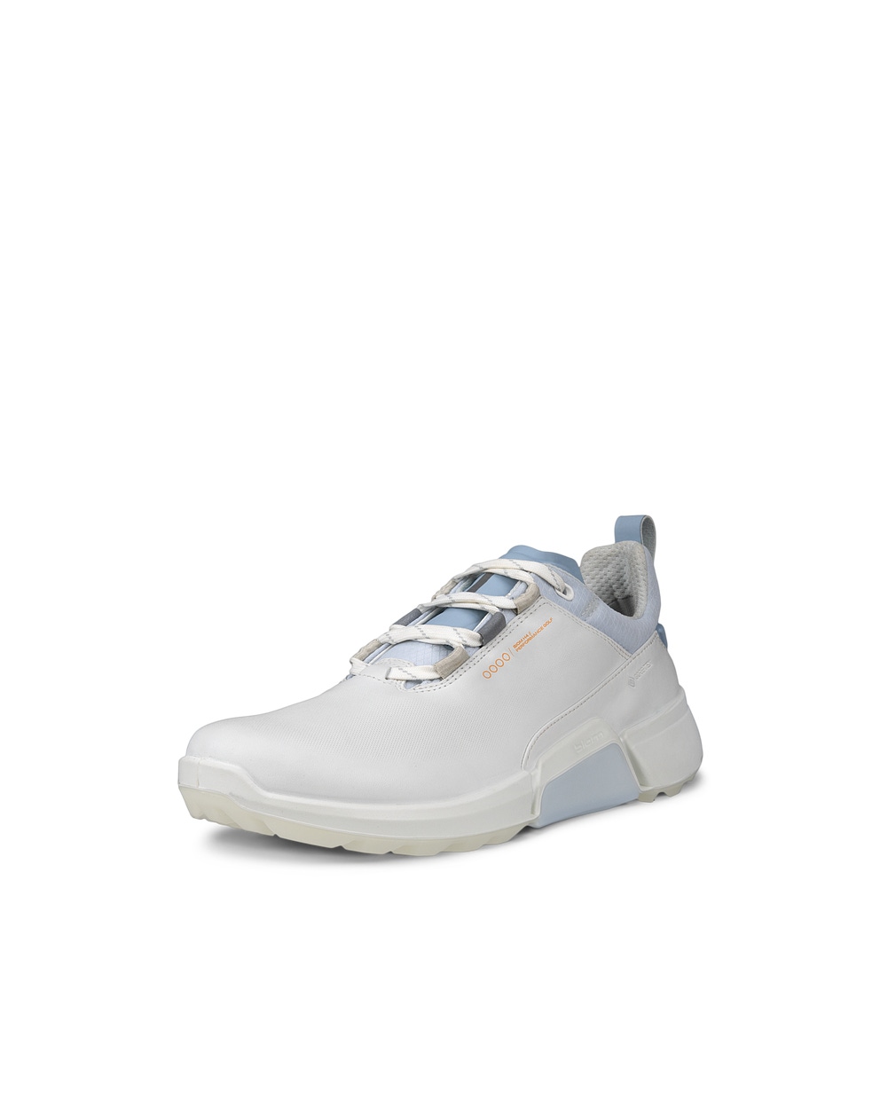 Ladies ECCO® Golf Biom H4 Leather Gore-Tex Shoe - White - Main