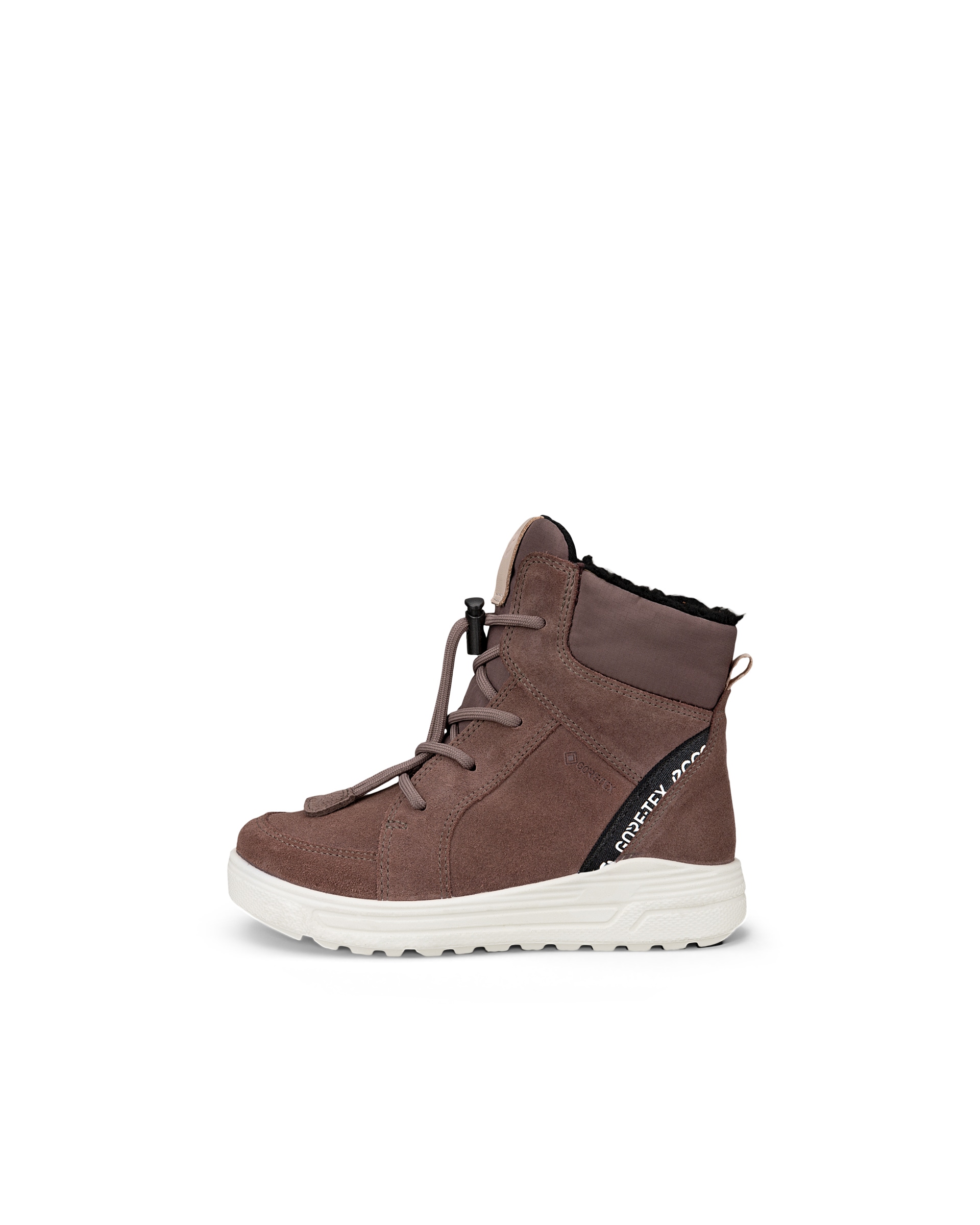 ECCO® Urban Snowboarder dječje zimske čizme od brušene kože Gore-Tex - Purpurna - Outside
