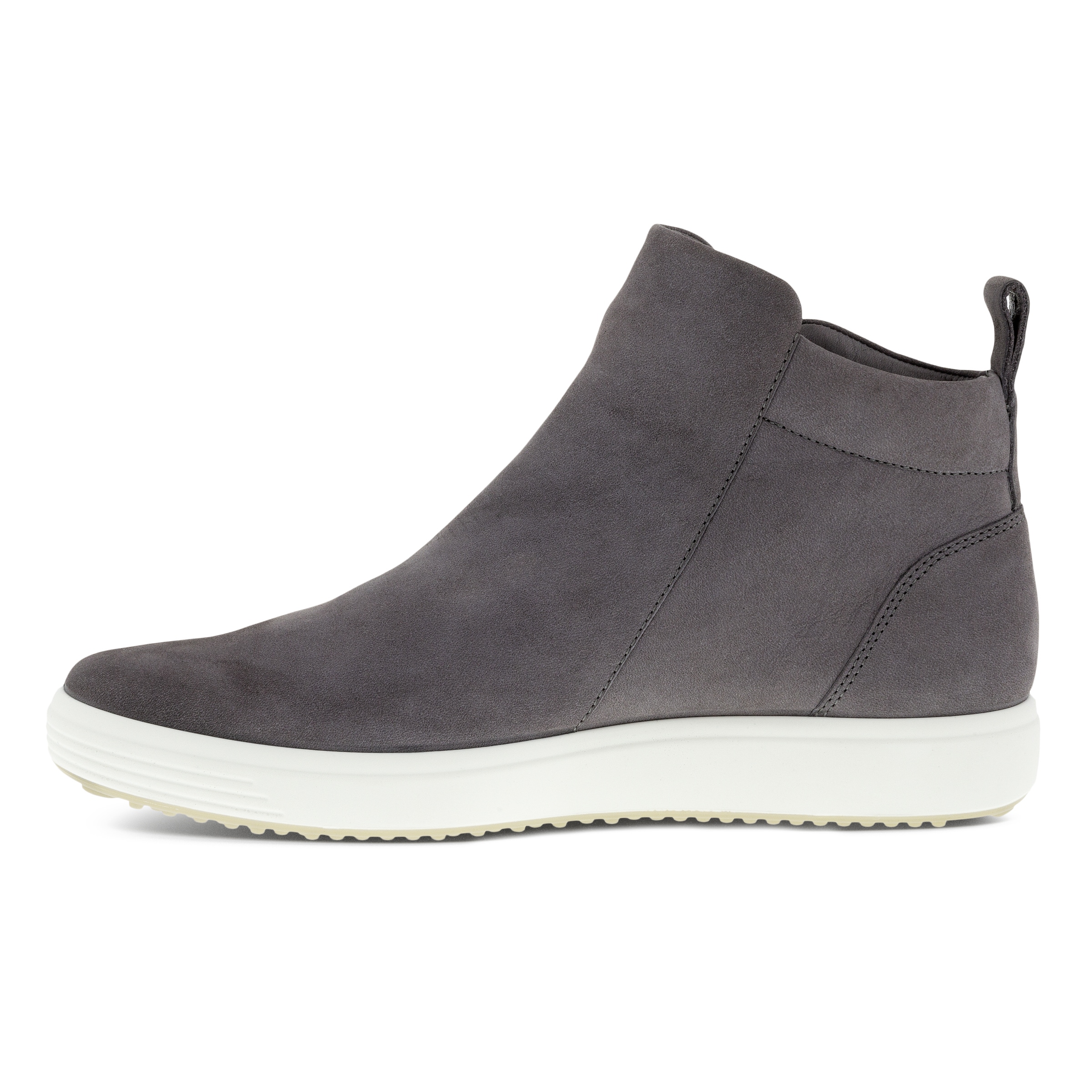 ECCO Soft 7 Women's Zipped Ankle Boot - Grey - Inside