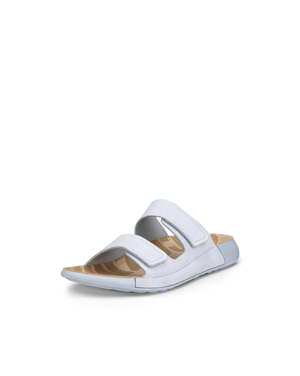 ECCO® Cozmo sandale en nubuck deux brides pour femme - Bleu - Main