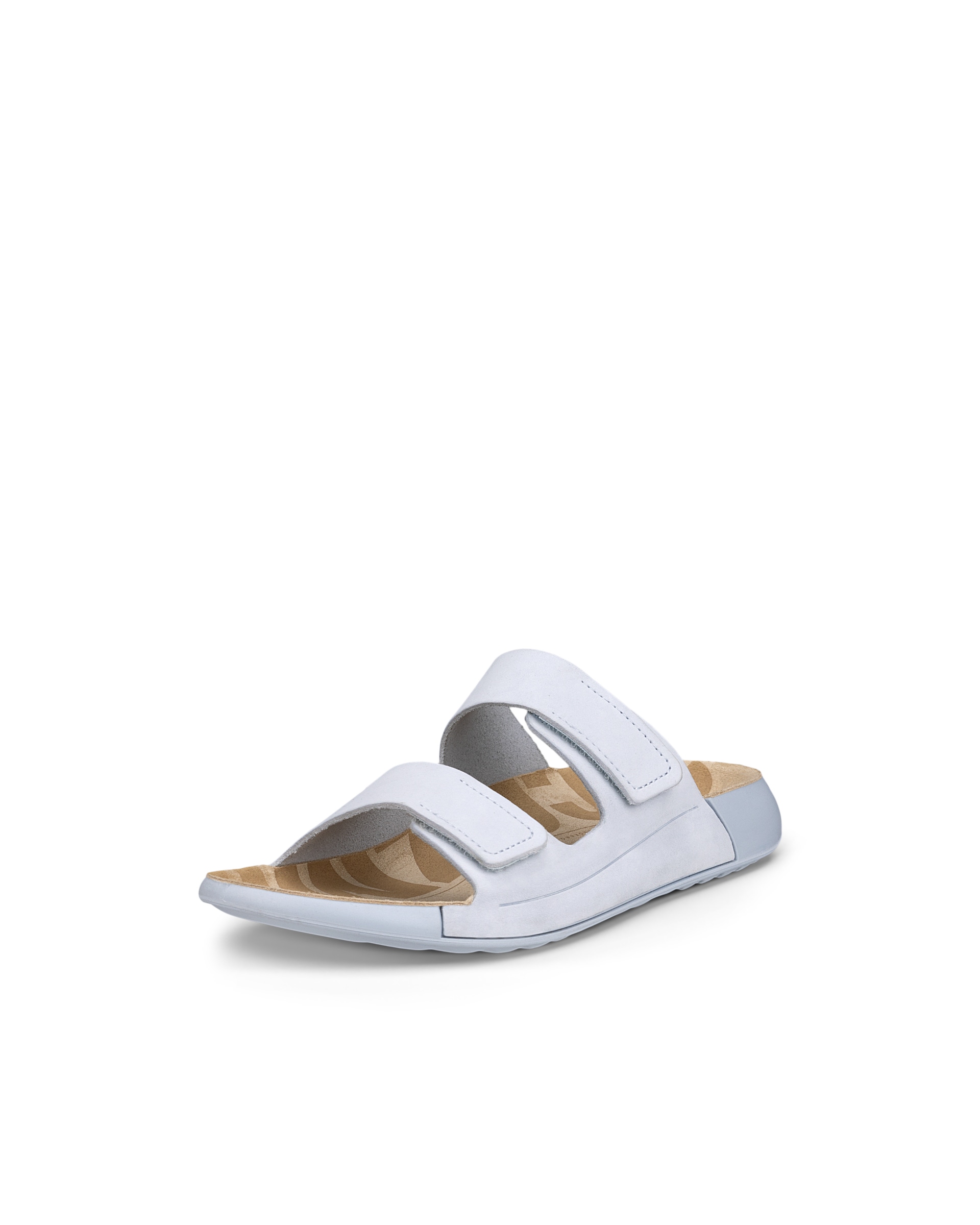 ECCO® Cozmo sandale en nubuck deux brides pour femme - Bleu - Main