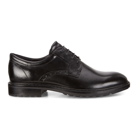 ECCO Vitrus I Plain Toe Derby Shoes Black