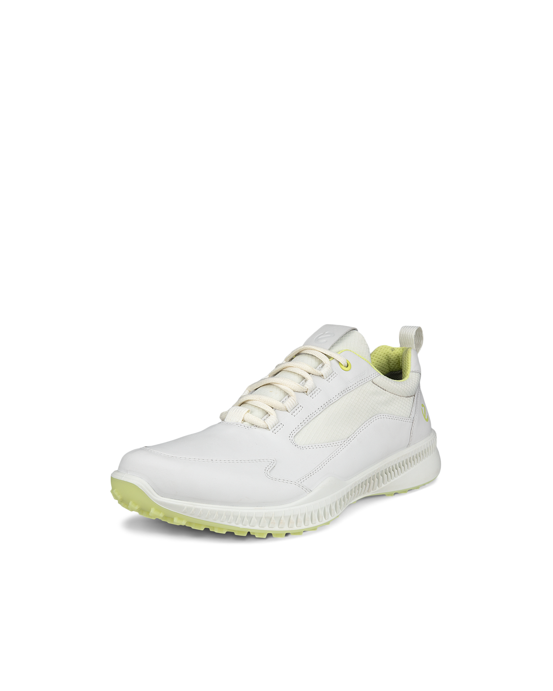 ECCO® Golf S-Hybrid chaussure de golf imperméable en cuir pour homme - Blanc - Main