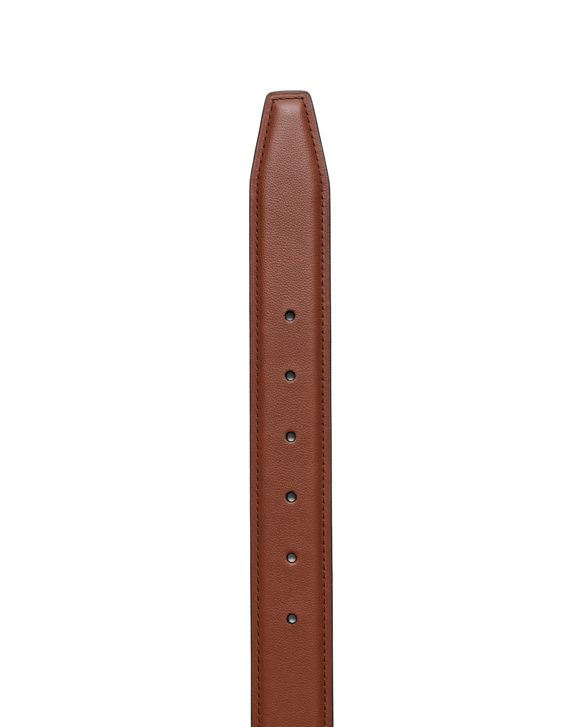 Men's ECCO® Formal Leather Belt - Brown - Detail-2