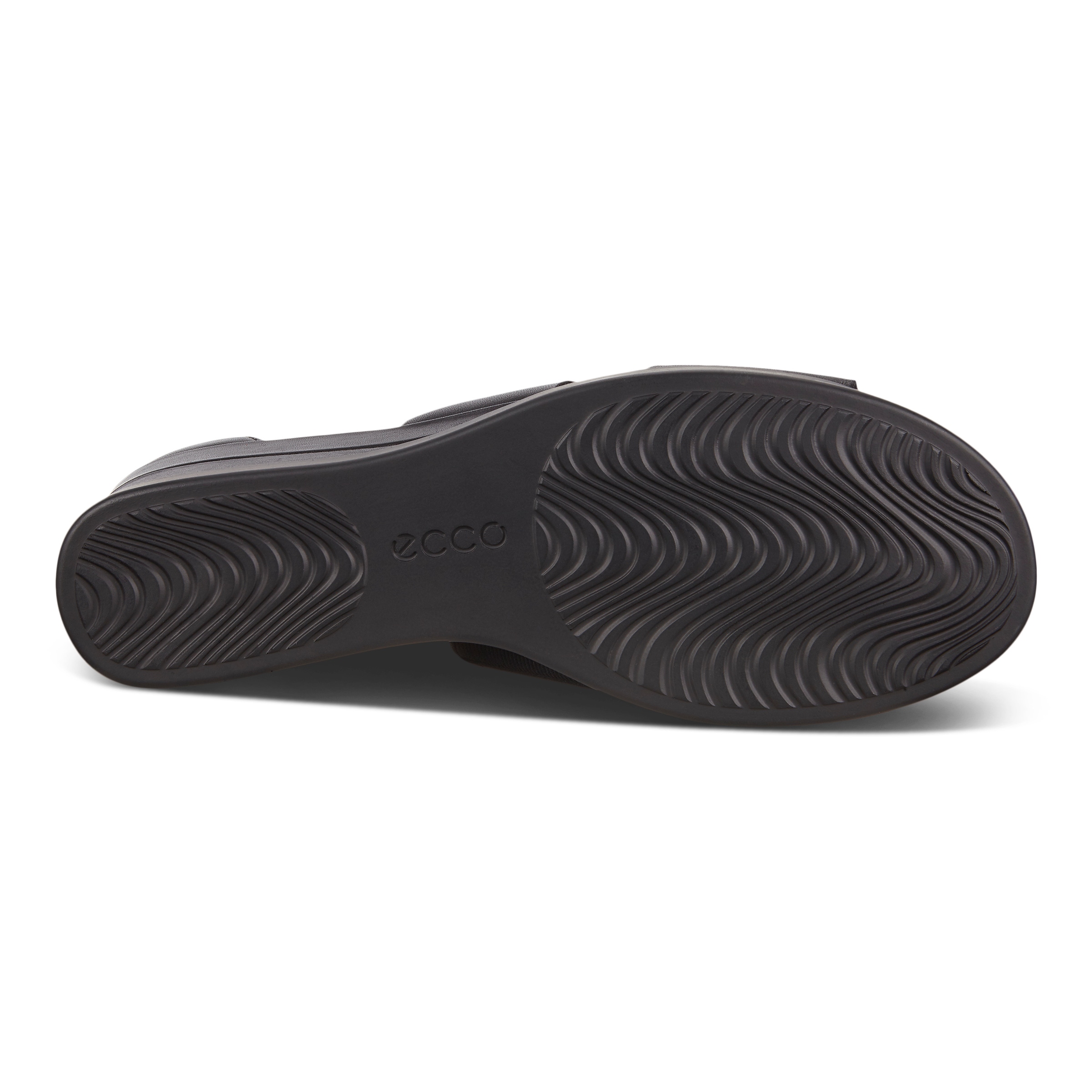 ECCO Shape Wedge Plateau Women's Sandals - Black - Sole