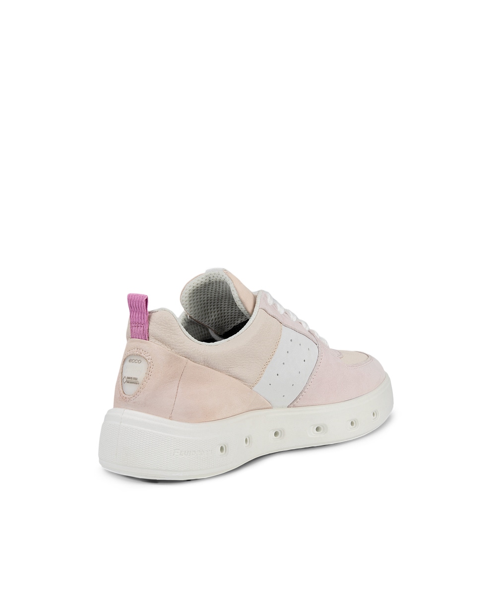 Women's ECCO® Street 720 Leather Gore-Tex Sneaker - Pink - Back