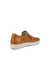 Women's ECCO® Soft 7 Leather Slip-On Sneaker - Brown - Back