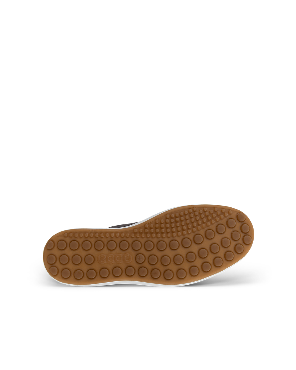 남성 ECCO® Soft 7 가죽 트레이너 - Brown - Sole