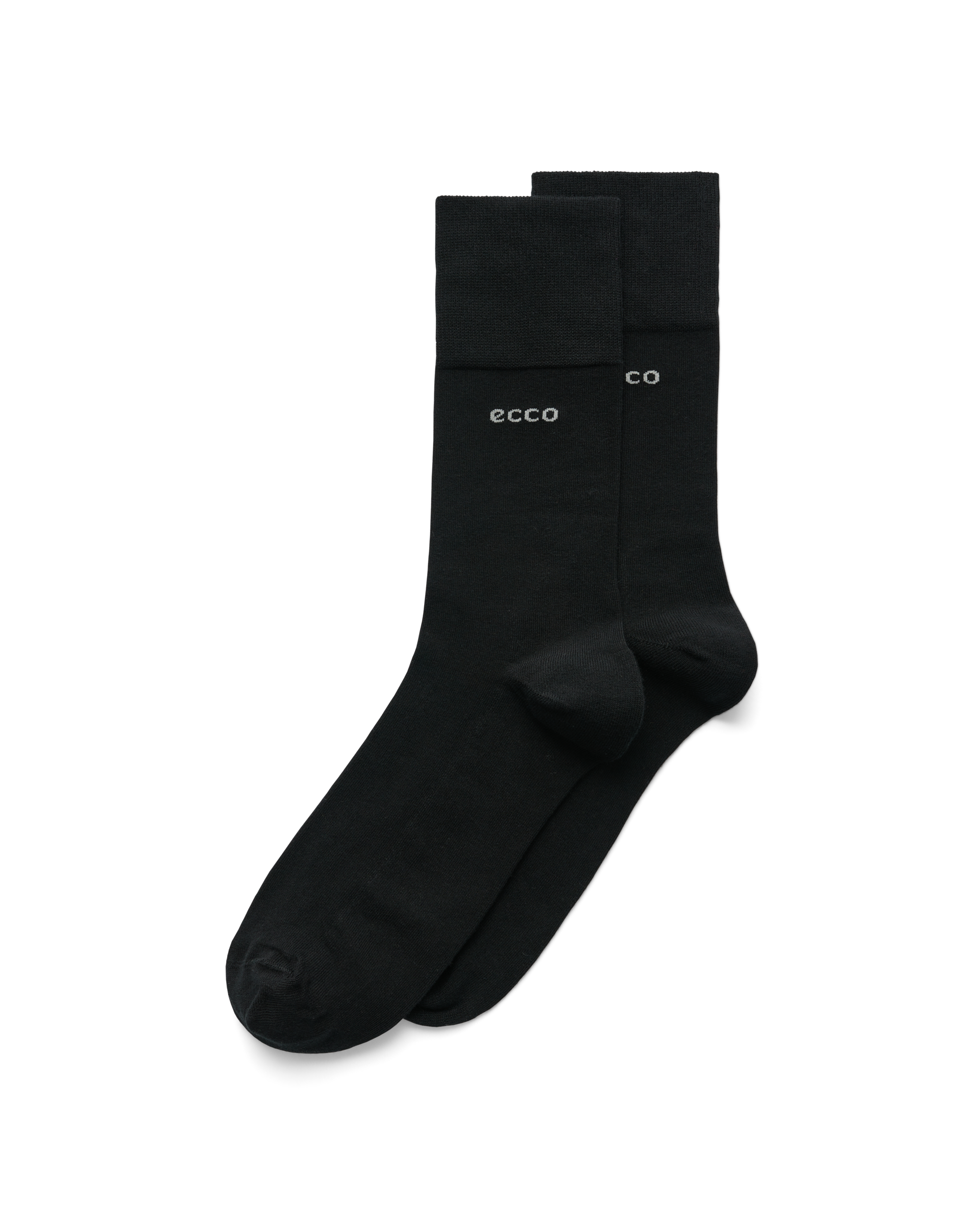 ECCO® Classic Longlife Mid-Cut Socks - Black - Main