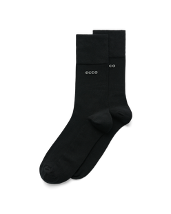 ECCO® Classic Longlife Mid-Cut Socks - Black - Main