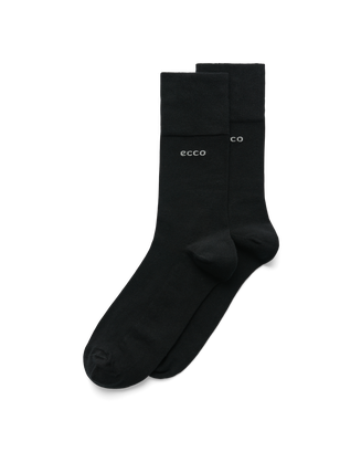 ECCO® Classic Longlife Mid-Cut Socks - Black - Main