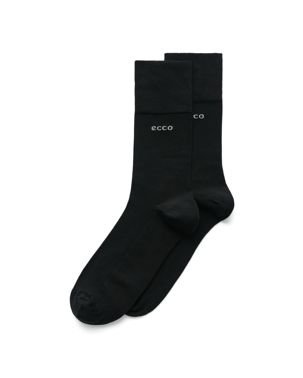 Unisex ECCO® Longlife Mid-Cut Socks - Black - Main