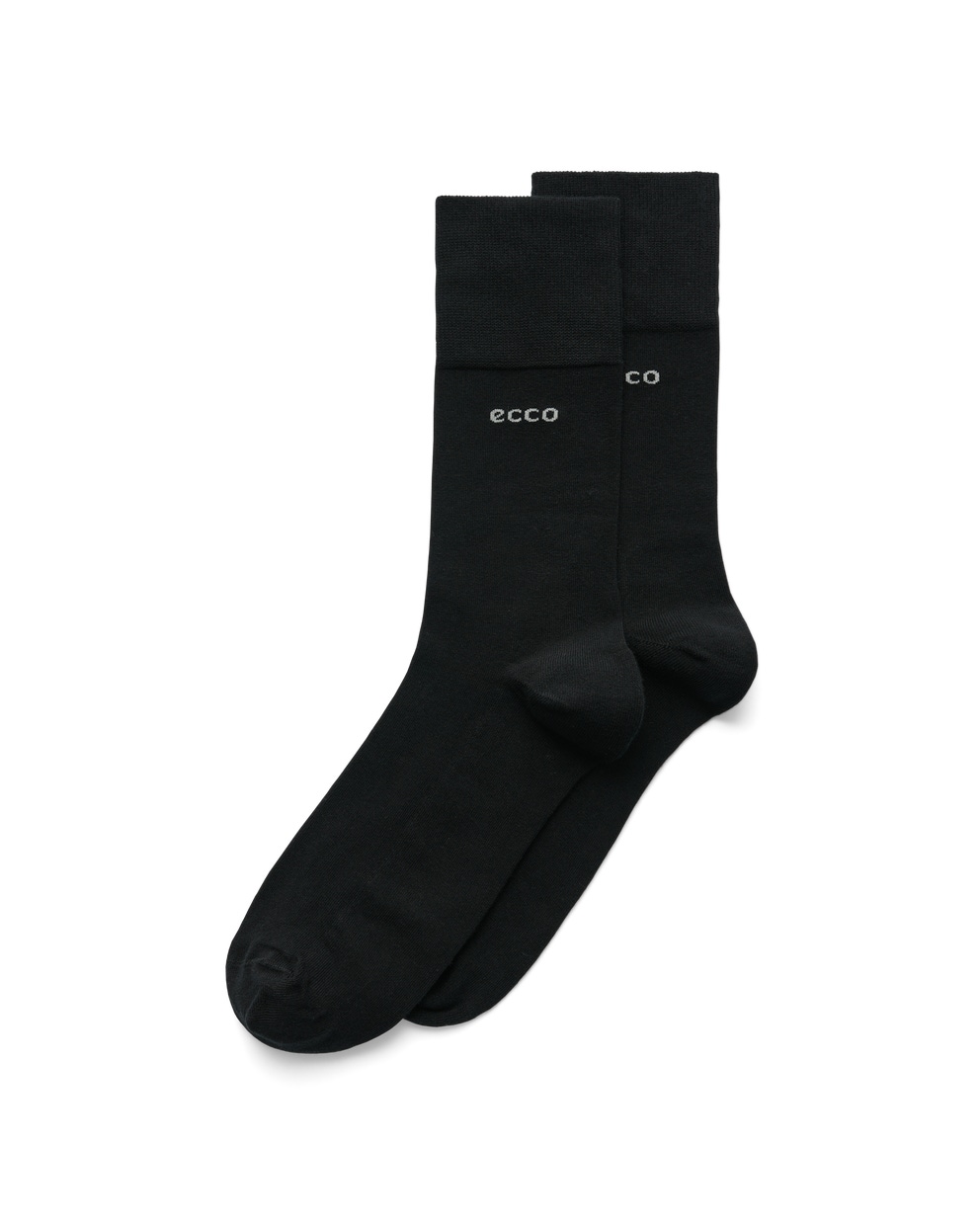 Unisex ECCO® Longlife Mid-Cut Socks - Black - Main