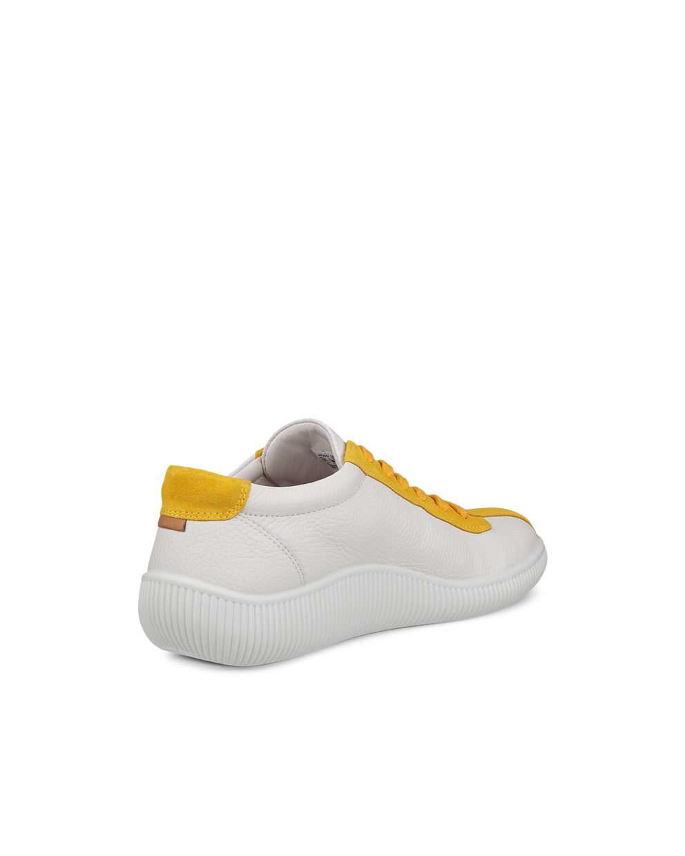 ECCO Men's Soft Zero Sneaker - Yellow - Back