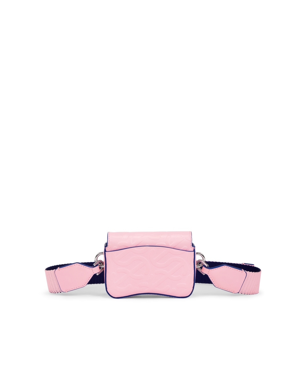 ECCO® Pinch Mini Wave Leather Pinch Crossbody Bag - Pink - Back