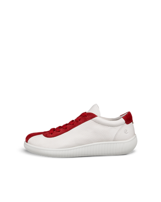 ECCO SOFT ZERO WOMEN'S SHOE - Red - Outside