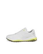 Chaussure de golf imperméable ECCO® Golf LT1 en cuir pour hommes - Blanc - Outside