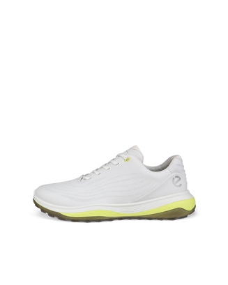 Men's ECCO® Golf LT1 Leather Waterproof Golf Shoe - White - Outside