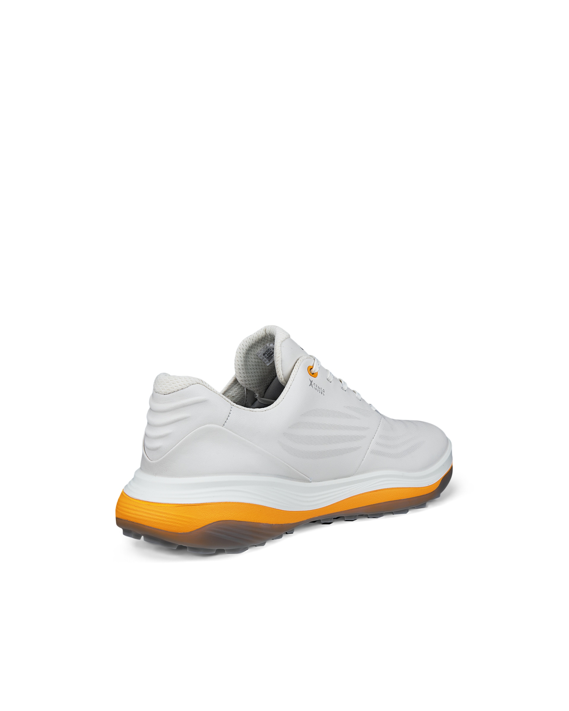 Men's ECCO® Golf LT1 Leather Waterproof Golf Shoe - White - Back