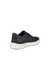 Men's ECCO® Street Tray Leather Sneaker - Black - Back