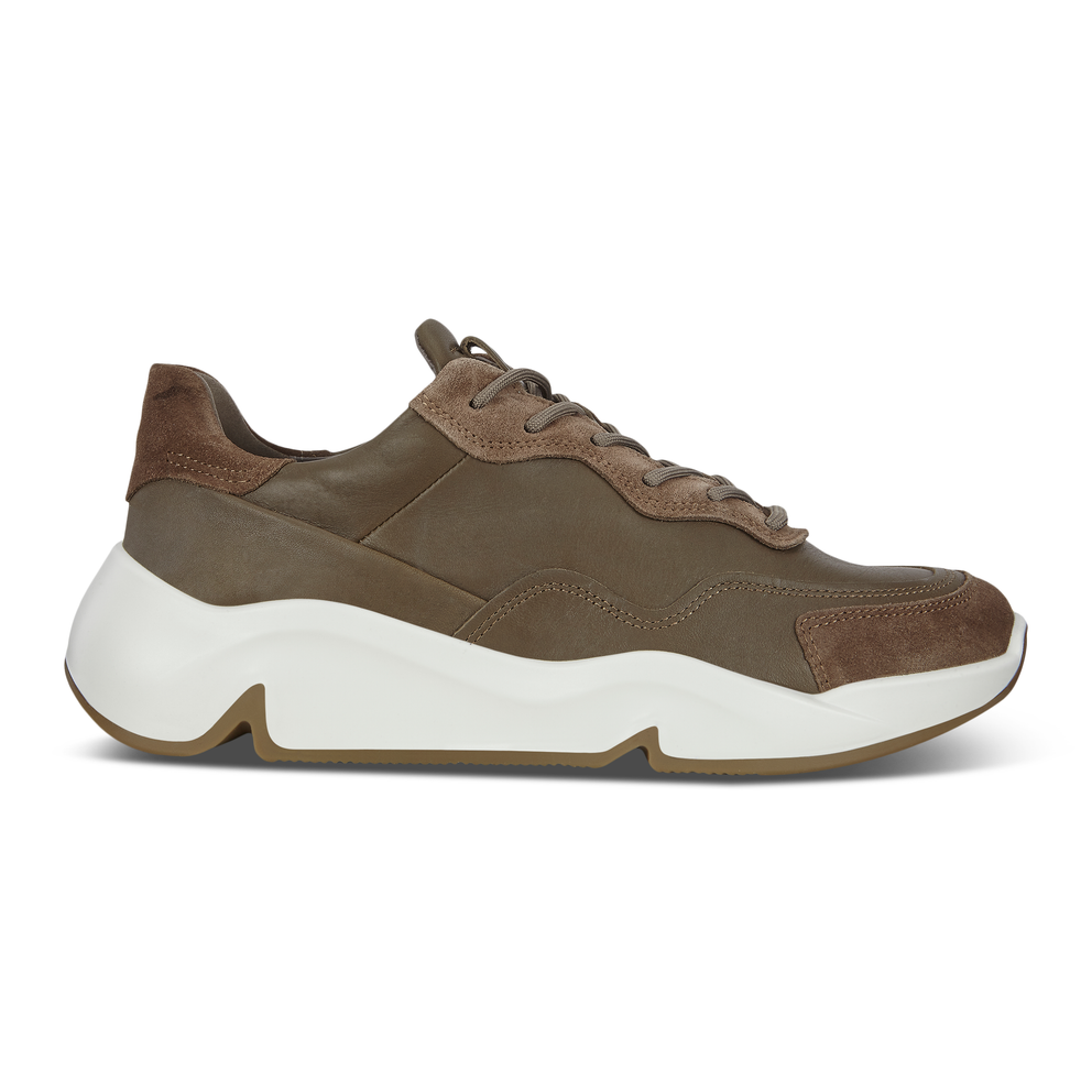 ECCO Chunky Sneaker Men's Shoe - Brown - Outside